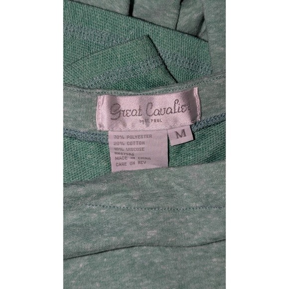 Great Cavalier by St Paul Green Tunic Top with Pockets Bow Detail Back Medium - Picture 4 of 4
